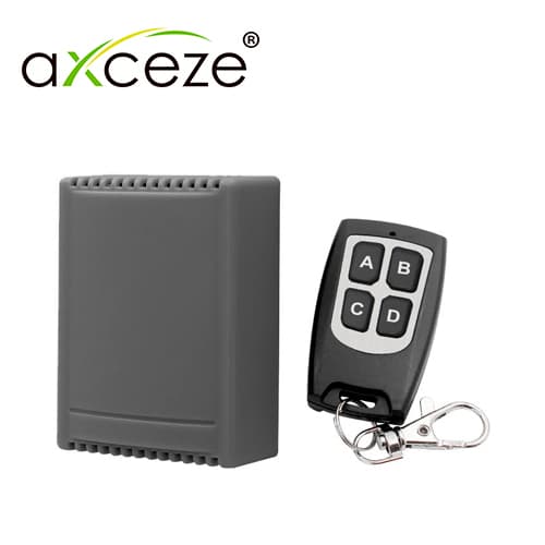 RECEPTOR INALAMBRICO CON CONTROL REMOTO DE 4 BOTONES AXCEZE AX-REC40
 - Miniatura 2