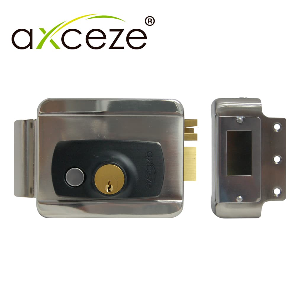 CERRADURA ELECTRICA DE SOBREPONER PARA PUERTAS DERECHAS AXCEZE AX-SLOCK PARA PUERTAS CON APERTURA INTERNA - Miniatura 2