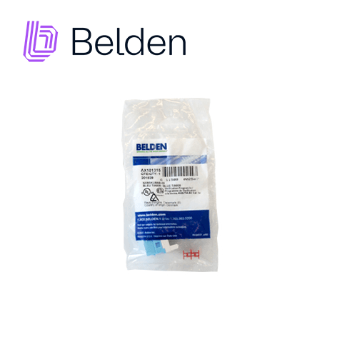 CONECTOR MODULAR JACK RJ45 CAT5E BELDEN AX101315 ESTILO KEYCONNECT AZUL CLARO COMPATIBLE CON FACEPLATE AX102660,AX102655,AX102249 PATCH PANEL MODULAR AX103114,AX103115,AX104599 ESQUEMA DE CABLEADO T568A/B HERRAMIENTA COMPATIBLE AX100749 USO INTERIOR  - Miniatura 5