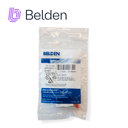 CONECTOR MODULAR JACK CAT6+ RJ45 BELDEN AX101320 / KEYCONNECT / INTERIOR / BLANCO / PIEZA - Miniatura 5
