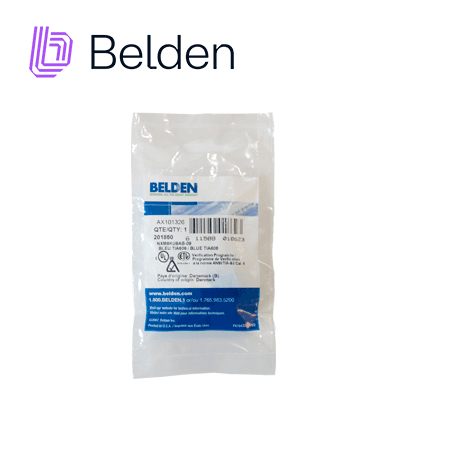CONECTOR MODULAR JACK CAT6+ RJ45 BELDEN AX101326 / KEYCONNECT / INTERIOR / AZUL / PIEZA - Miniatura 5
