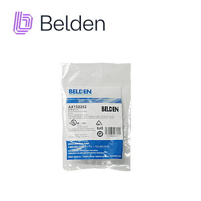 CONECTOR MODULAR JACK CAT6A RJ45 BELDEN AX102282 / KEYCONNECT / INTERIOR / BLANCO / PIEZA - Miniatura 5
