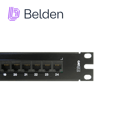 PATCH PANEL BELDEN AX103258 CAT5E 24PTOS 1U PRECARGADO - Miniatura 5