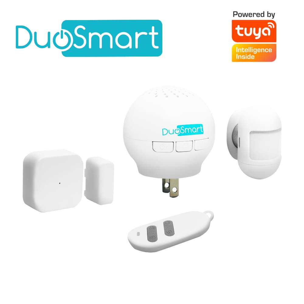 KIT ALARMA INALAMBRICA DUOSMART C20 COMUNICACION DUAL WIFI 2.4 GHZ RF 433.92 INCLUYE 1 PANEL 1 PIR 1 MAGNETO 1 LLAVERO **COMPATIBLE CON SENSORES DUOSMART C** - Miniatura 2
