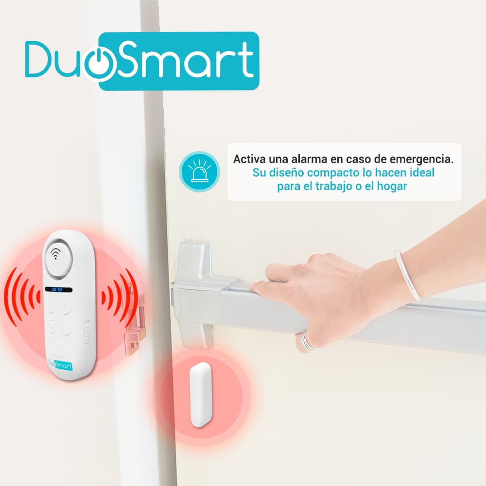 SENSOR MAGNETICO WIFI 2.4 GHZ DUOSMART C60 CON SIRENA INCLUIDA 2 MODOS DE OPERACION 2 SONIDOS DE NOTIFICACION COMPATIBLE CON ESCENAS EN APP Y EN ASISTENTES VIRTUALES ALEXA Y GOOGLE HOME **NO ACEPTA DISPOSITIVOS ADICIONALES** - Miniatura 4