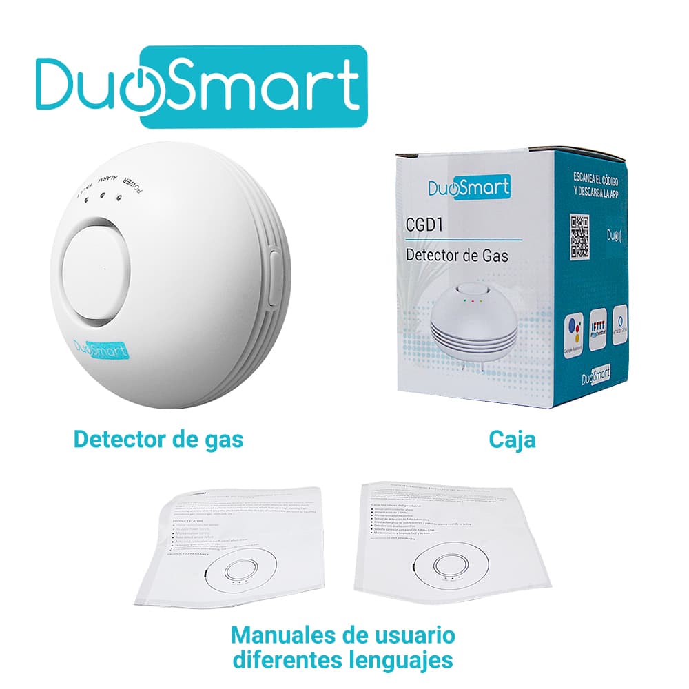 DETECTOR DE GAS RF SERIE C DUOSMART CGD1 **COMPATIBLE CON PANELES B20 C10 C20 Y C30* - Miniatura 6
