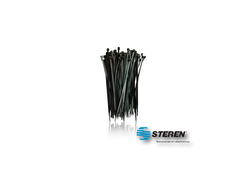 CINCHOS STEREN TY25 BOLSA CON 100 PZS C/U PERMITEN SUJETAR Y ORGANIZAR CABLES DE MANERA PERMANENTE EN INTERIORES Y EXTERIORES
 - Miniatura 2
