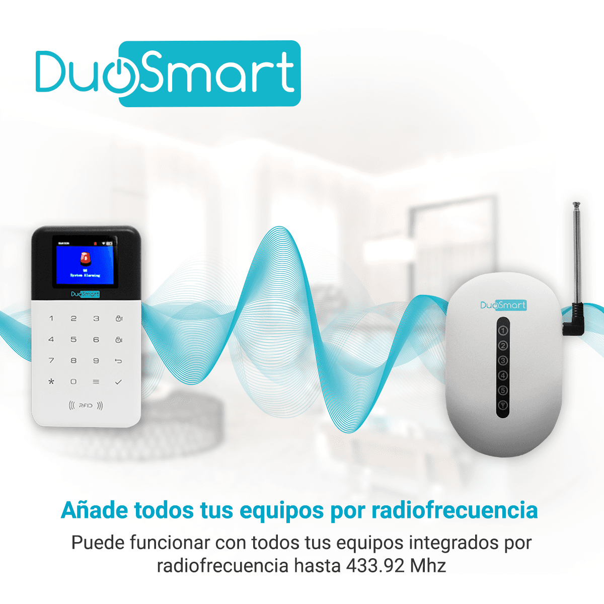REPETIDOR DE SEÑAL RF 433.92 DUOSMART CREP1 **COMPATIBLE CON PANELES Y SENSORES SERIE C** - Miniatura 5