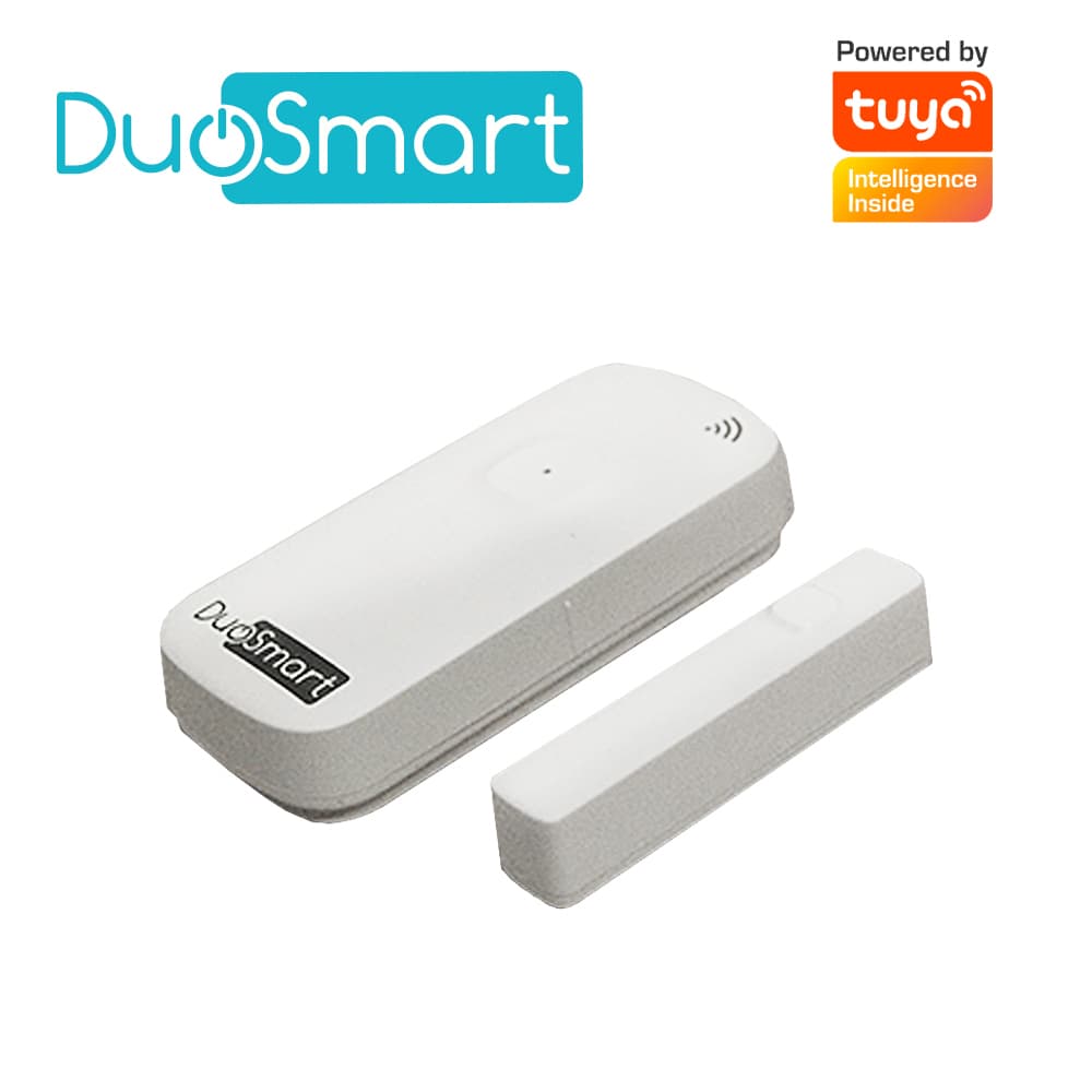 SENSOR MAGNETICO WIFI 2.4GHZ STANDALONE DUOSMART D10 BATERIA RECARGABLE REPORTA DIRECTO A APP DUOSMART COMPATIBLE CON ALEXA Y GOOGLE HOME - Miniatura 2