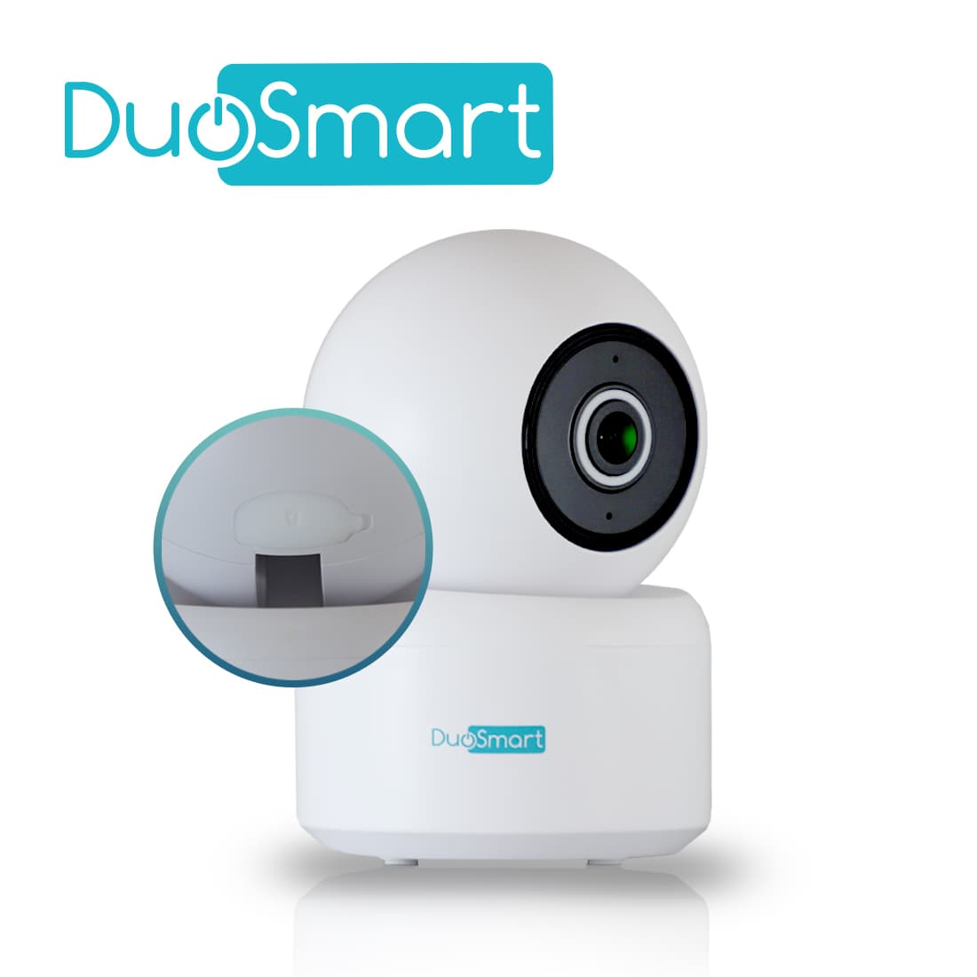 CAMARA INTELIGENTE CON MOVIMIENTO PT WIFI 2.4 GHZ DUOSMART E21 PARA INTERIOR FULL HD 3MP COMPATIBLE CON APP DUOSMART SOPORTA MICROSD DE HASTA 128 GB (NO INCLUIDA) CON AUDIO BIDIRECCIONAL - Miniatura 3