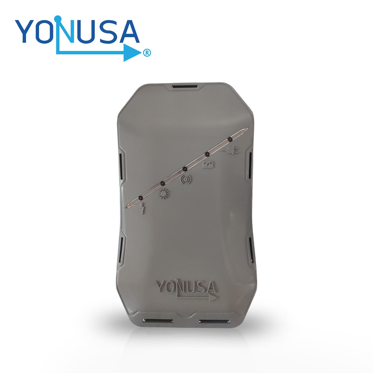 ENERGIZADOR PARA CERCA ELECTRIFICADA HS YONUSA. CUBRE 500 METROS LINEALES O 100 METROS EN 5 LINEAS. INCLUYE CONTROL REMOTO (ENCENDIDO / APAGADO). COMPATIBLE CON MODULO WIFI YONUSA. - Miniatura 2
