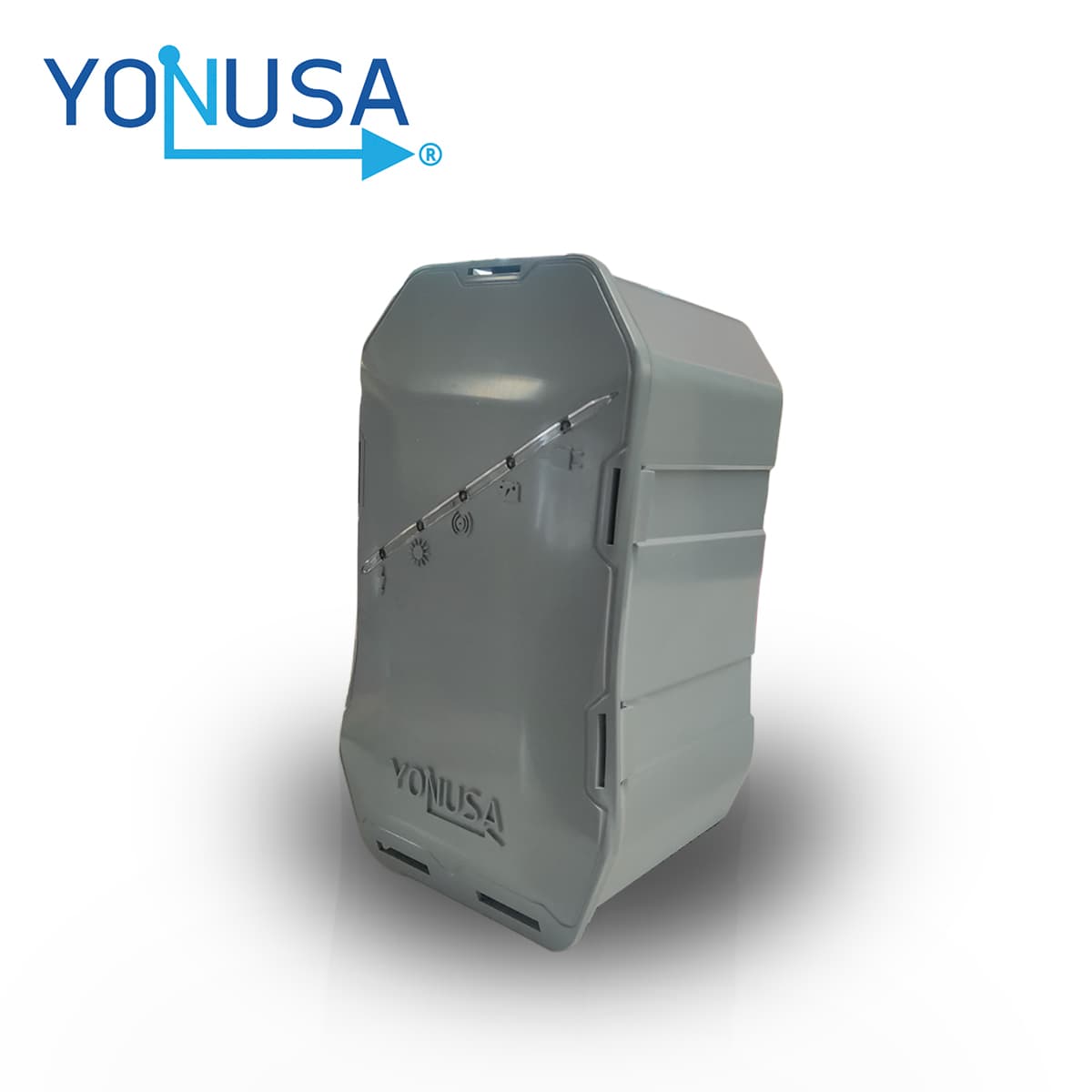 ENERGIZADOR PARA CERCA ELECTRIFICADA HS YONUSA. CUBRE 500 METROS LINEALES O 100 METROS EN 5 LINEAS. INCLUYE CONTROL REMOTO (ENCENDIDO / APAGADO). COMPATIBLE CON MODULO WIFI YONUSA. - Miniatura 3