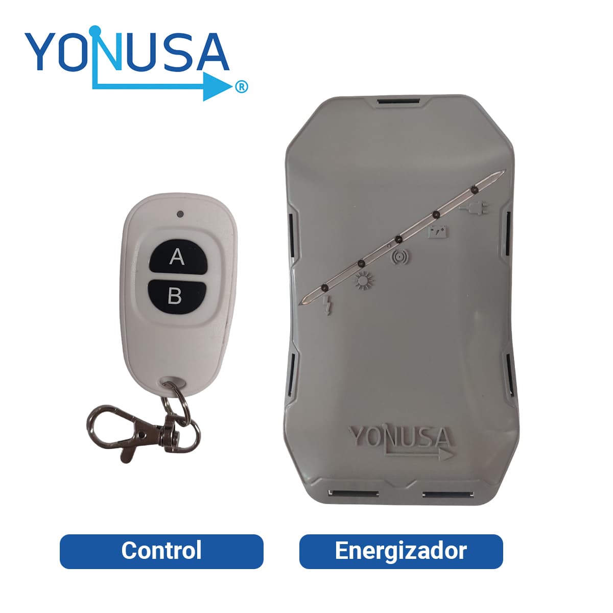 ENERGIZADOR PARA CERCA ELECTRIFICADA HS YONUSA. CUBRE 500 METROS LINEALES O 100 METROS EN 5 LINEAS. INCLUYE CONTROL REMOTO (ENCENDIDO / APAGADO). COMPATIBLE CON MODULO WIFI YONUSA. - Miniatura 5