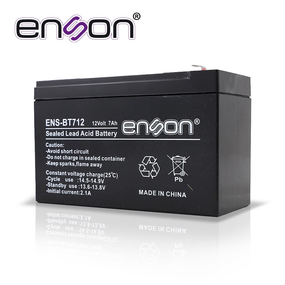 BATERIA DE RESPALDO ENSON ENS-BT712 12VDC 7A BASE PLOMO-ACIDO PARA FUENTES DE PODER Y SISTEMAS DE RESPALDO - Miniatura 2
