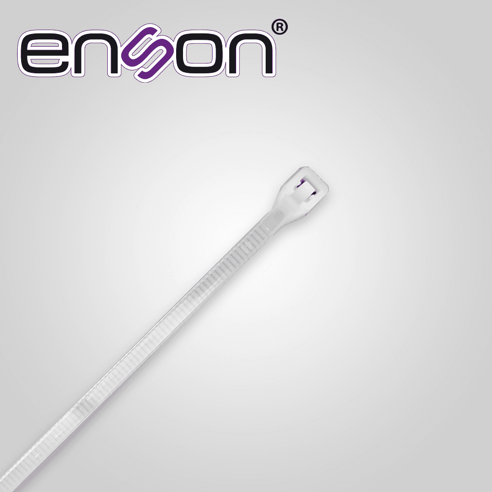 CINCHO DE NYLON ENSON ENS-CH190W COLOR NATURAL DE 4.8 X 190MM DE LONGITUD FUERZA DE TENSION DE HASTA 22 KGS - Miniatura 3