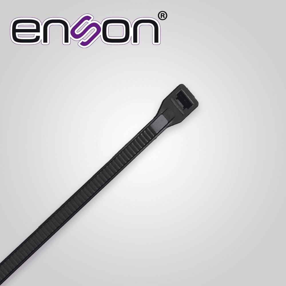CINCHO DE NYLON ENSON ENS-CH360B COLOR NEGRO DE 4.8 X 360MM DE LONGITUD FUERZA DE TENSION DE HASTA 22 KGS - Miniatura 3