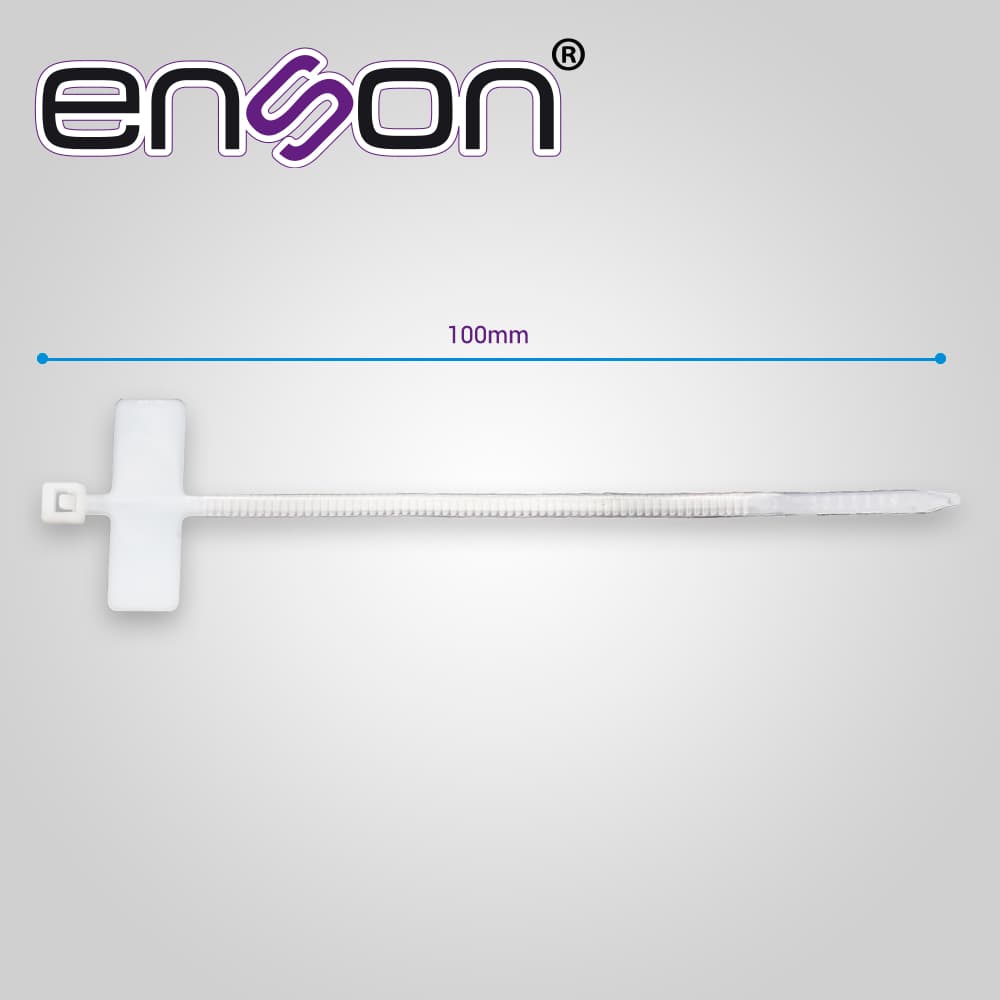 CINCHO DE NYLON ETIQUETABLE ENSON ENS-CHM100 2.5 X 100MM DE LONGITUD FUERZA DE TENSION DE HASTA 8 KGS - Miniatura 4