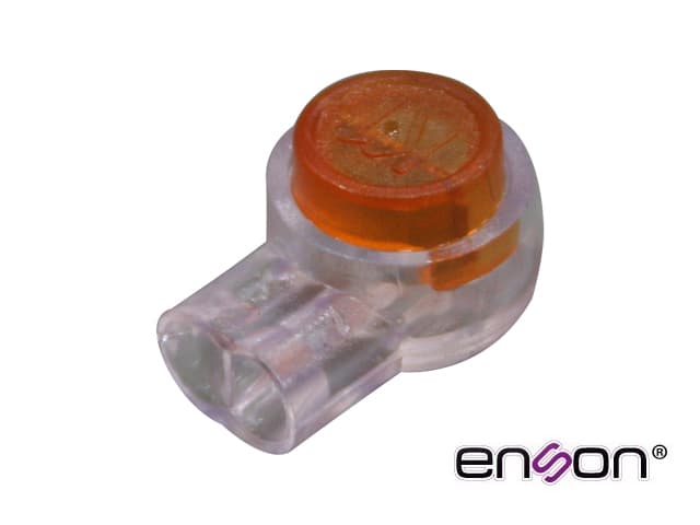 CONECTOR UY DE 1.52MM ENSON ENS-CUY152 DISEÑADO PARA EMPALME DE ALAMBRE TELEFONICO Y UTP, PAQUETE DE 100PZAS - Miniatura 2