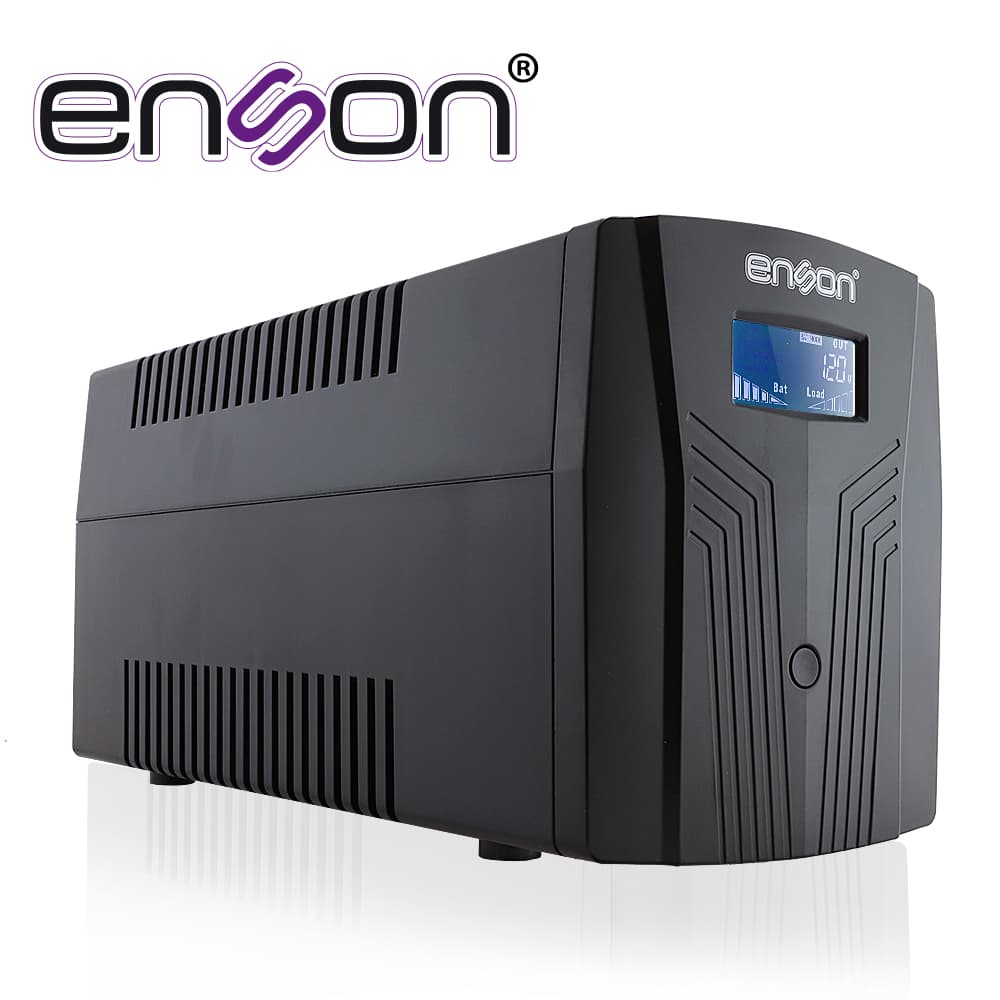NO BREAK UPS ENSON ENS-EA2150 1500VA/900W 6 CONTACTOS CON BATERIA DE RESPALDO LINEA INTERACTIVA PANTALLA LCD VOLTAJE DE ENTRADA/SALIDA 120VAC - Miniatura 2