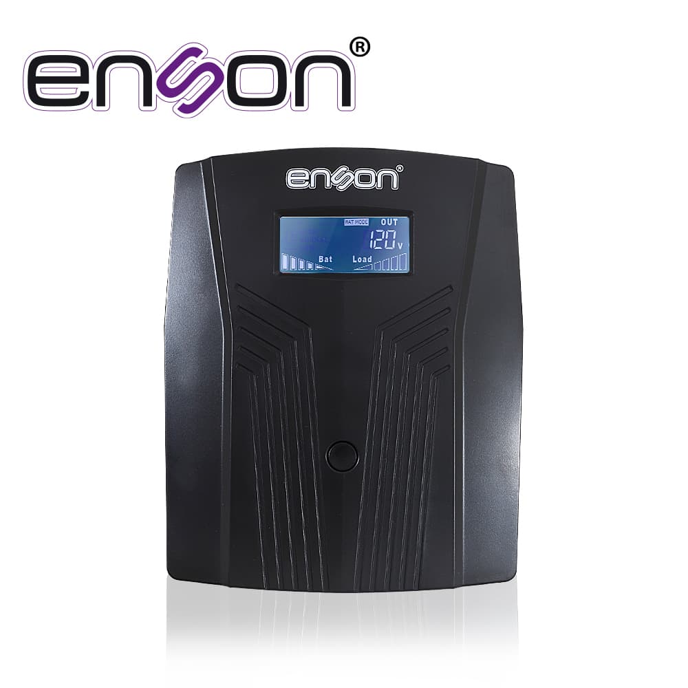 NO BREAK UPS ENSON ENS-EA2150 1500VA/900W 6 CONTACTOS CON BATERIA DE RESPALDO LINEA INTERACTIVA PANTALLA LCD VOLTAJE DE ENTRADA/SALIDA 120VAC - Miniatura 3