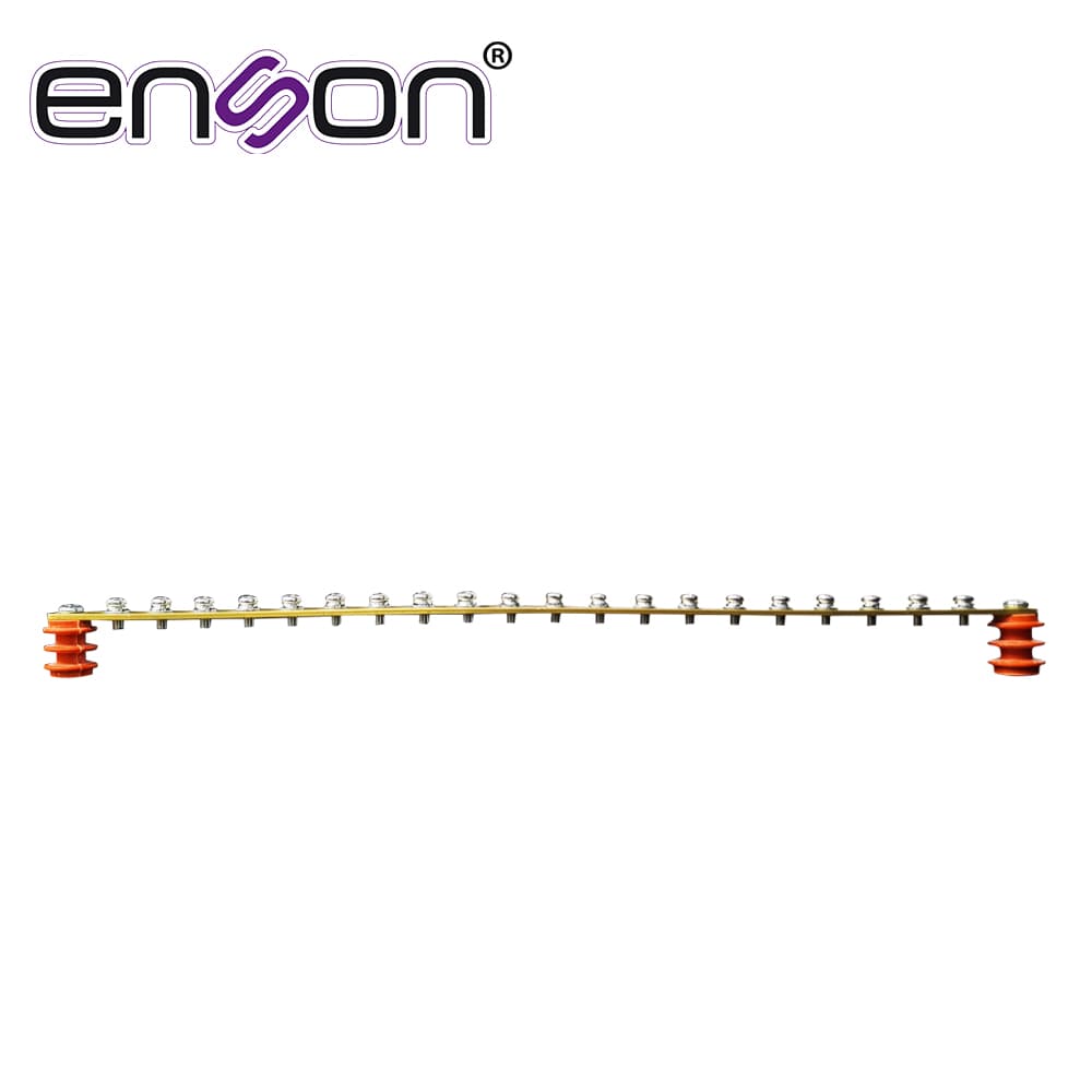 BARRA DE TIERRA FISICA ENSON ENS-GRND1 CON AISLADORES PLASTICOS PARA RACKS Y GABINETES, IDEAL PARA LA PROTECCION CONTRA DESCARGAS DE EQUIPOS DE REDES, VIDEO VIGILANCIA, TELEFONIA Y COMPUTO EN SITE - Miniatura 3