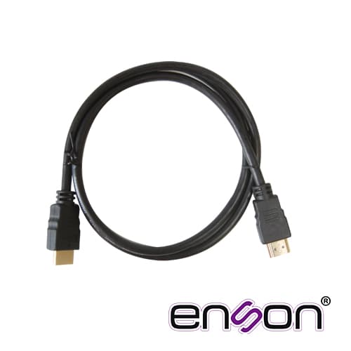 CABLE DE VIDEO HDMI ENSON ENS-HDMICB1M 1MT MACHO-MACHO VERSION 1.2 RECOMENDADO PARA SISTEMAS DE VIDEO VIGILANCIA - Miniatura 3