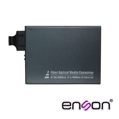 CONVERTIDOR DE MEDIOS ENS-MC100SC COBRE 1000BASE-T A FIBRA MULTIMODO 1000BASE-SX/LX HASTA 550M CONECTOR SC - Miniatura 2
