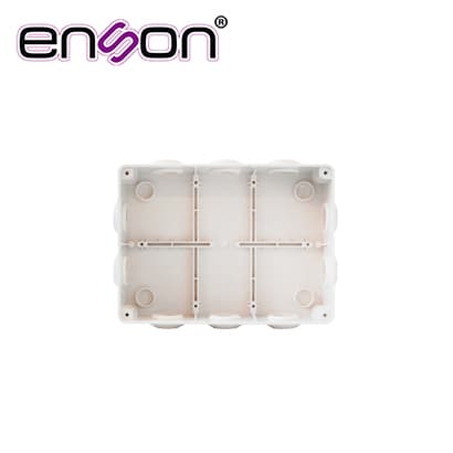 CAJA DE PLASTICO ENSON ENS-PCB1419 140X190X70 MM CON SELLO DE GOMA GRADO DE PROTECCION IP55 MULTIPLES CONEXIONES A TUBERIA DE 1 PULGADA - Miniatura 4