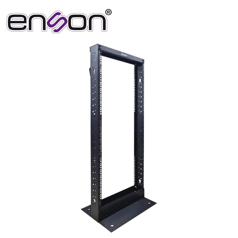 RACK VERTICAL ENSON ENS-RACK248 DE 25UR DOS POSTES EMPOTRABLE IDEAL PARA MONTAJE DE EQUIPOS DE RED Y CABLEADO ESTRUCTURADO, COMPATIBLE CON TODOS LOS ACCESORIOS DE RACKS Y GABINETES ENSON - Miniatura 2