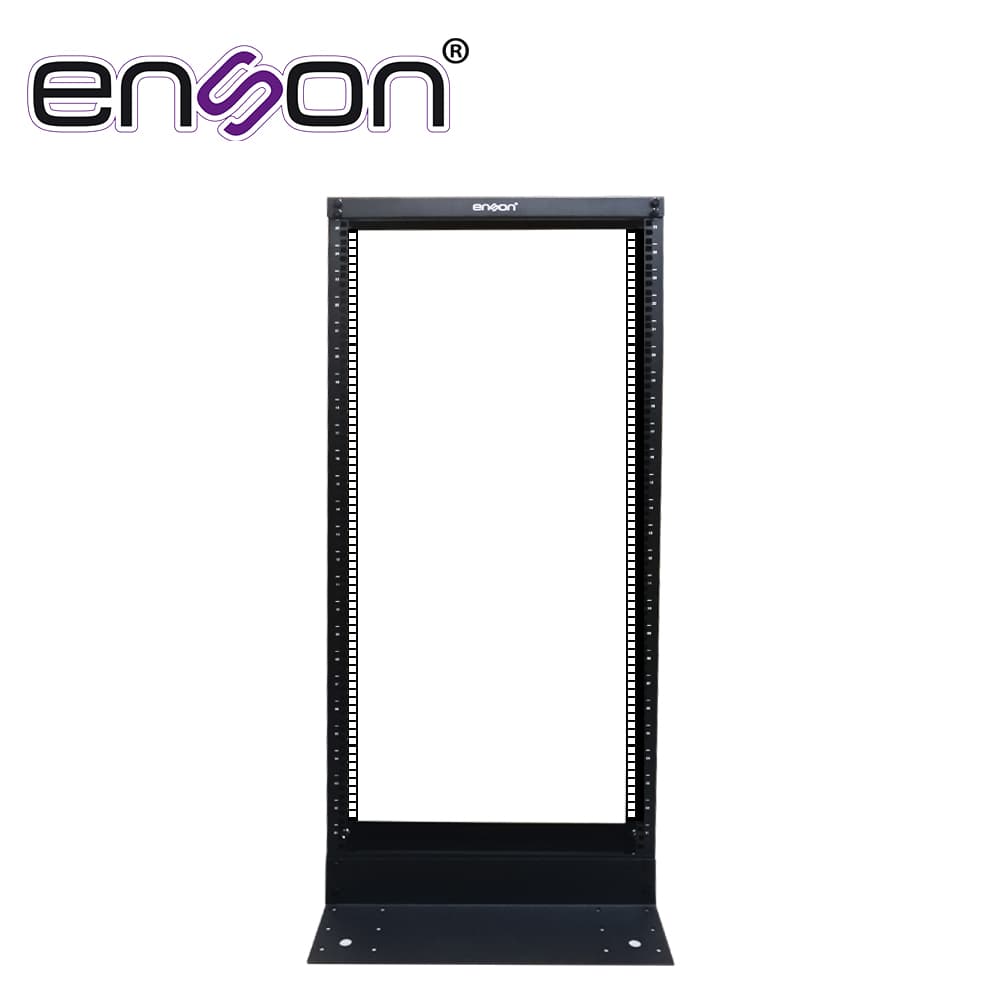 RACK VERTICAL ENSON ENS-RACK248 DE 25UR DOS POSTES EMPOTRABLE IDEAL PARA MONTAJE DE EQUIPOS DE RED Y CABLEADO ESTRUCTURADO, COMPATIBLE CON TODOS LOS ACCESORIOS DE RACKS Y GABINETES ENSON - Miniatura 3