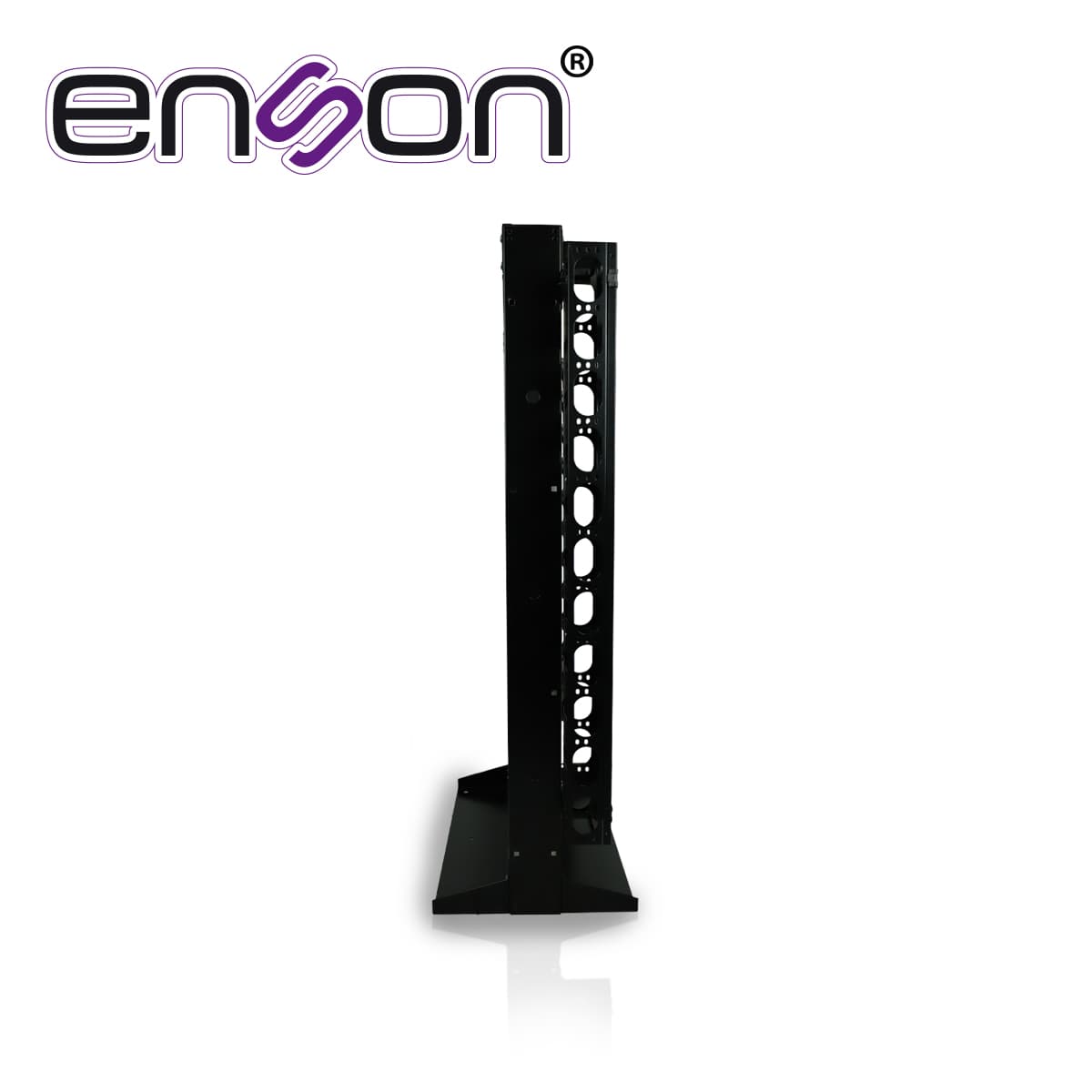 RACK VERTICAL ENSON ENS-RACK25UO DE 25UR DOS POSTES ORGANIZADOR VERTICAL INCUIDO EMPOTRABLE IDEAL PARA MONTAJE DE EQUIPOS DE RED Y CABLEADO ESTRUCTURADO, COMPATIBLE CON TODOS LOS ACCESORIOS DE RACKS Y GABINETES ENSON
 - Miniatura 4