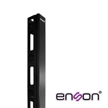 ORGANIZADOR VERTICAL ENSON ENS-VM42 PARA RACK DE 42UR CON VENTANAS DE ACCESO DE CABLEADO FABRICADO EN METAL TAPA REMOVIBLE PARA MEJOR ACCESO CUMPLE CON NORMA EIA - Miniatura 3