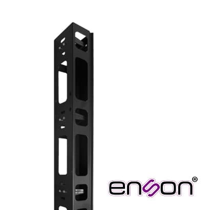 ORGANIZADOR VERTICAL ENSON ENS-VM42 PARA RACK DE 42UR CON VENTANAS DE ACCESO DE CABLEADO FABRICADO EN METAL TAPA REMOVIBLE PARA MEJOR ACCESO CUMPLE CON NORMA EIA - Miniatura 4