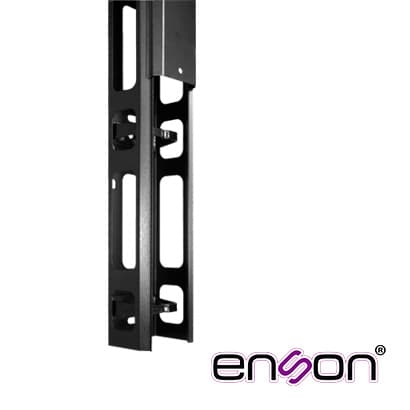 ORGANIZADOR VERTICAL ENSON ENS-VM42 PARA RACK DE 42UR CON VENTANAS DE ACCESO DE CABLEADO FABRICADO EN METAL TAPA REMOVIBLE PARA MEJOR ACCESO CUMPLE CON NORMA EIA - Miniatura 5