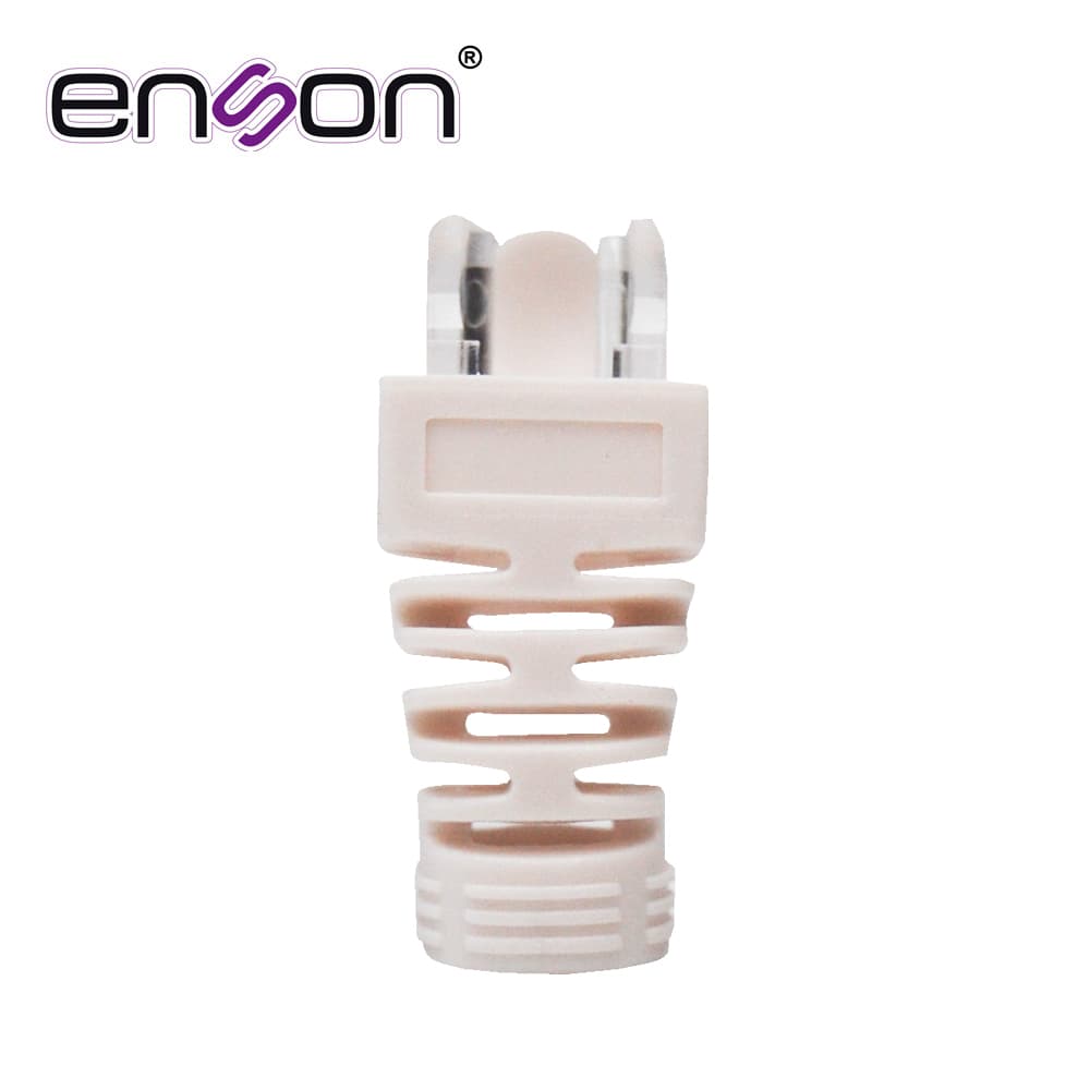 BOTA PARA CABLE UTP ENSON EPRO-BOOT-WH COLOR BLANCO IDEAL PARA EL TERMINADO Y CUIDADO DEL REMATADO, COMPATIBLE CON CAT5E/6/6A Y CON PLUGS ENSON EPRO-PLUG - Miniatura 3
