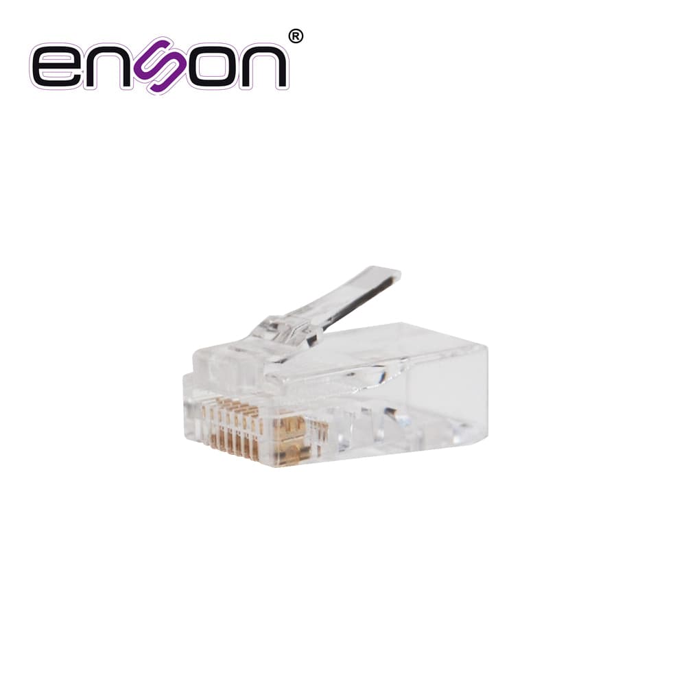 PLUG FACIL PONCHADO ENSON EPRO-PLUG5E-50 BOTE DE 50 PZS PARA CABLE UTP CAT5E CON SISTEMA DE PASO DE CABLES PASSTRU QUE FACILITA EL PONCHADO DE CABLE UTP YA QUE SE PUEDE IDENTIFICAR ERRORES DE MANERA MAS FACIL, REQUIERE USO DE PINZAS EPRO-PLUGTOOL - Miniatura 3