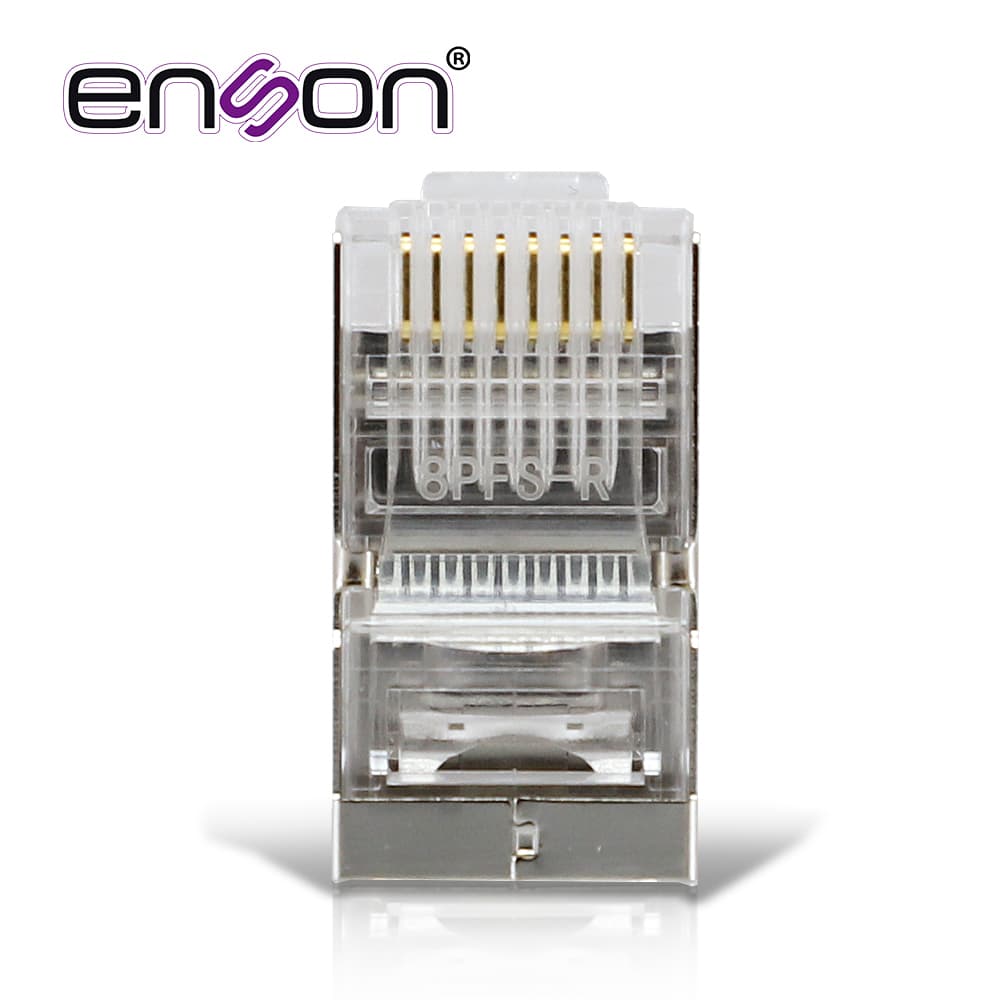 PLUG FACIL PONCHADO BLINDADO ENSON EPRO-SPLUG5E-50 BOTE DE 50 PZS PARA CABLE UTP CAT5E CON SISTEMA DE PASO DE CABLES PASSTRU QUE FACILITA EL PONCHADO DE CABLE UTP YA QUE SE PUEDE IDENTIFICAR ERRORES DE MANERA MAS FACIL, REQUIERE USO DE PINZAS EPRO-PL - Miniatura 5