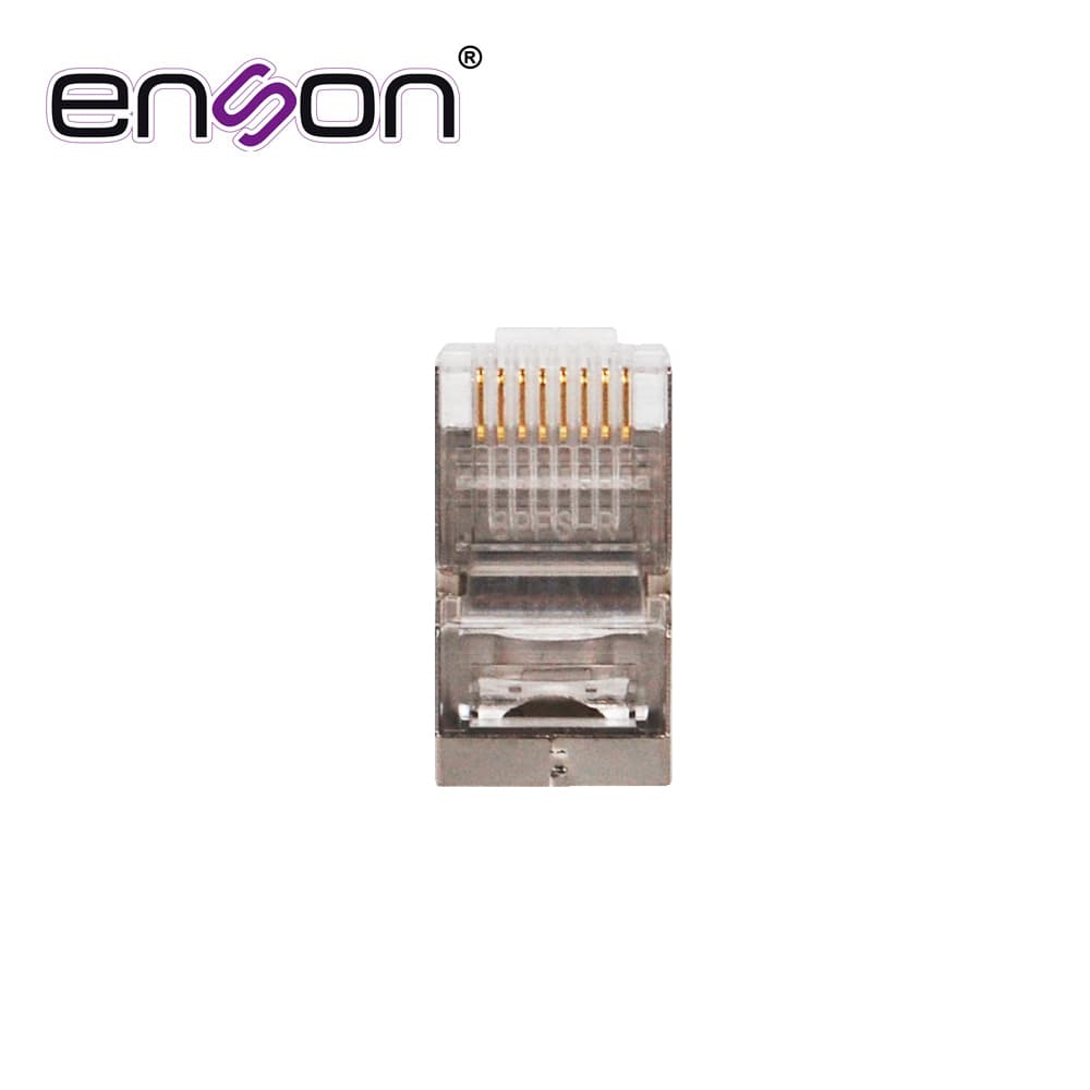 PLUG FACIL PONCHADO BLINDADO ENSON EPRO-SPLUG6-50 BOTE DE 50 PZS PARA CABLE UTP CAT6 CON SISTEMA DE PASO DE CABLES PASSTRU QUE FACILITA EL PONCHADO DE CABLE UTP YA QUE SE PUEDE IDENTIFICAR ERRORES DE MANERA MAS FACIL, REQUIERE USO DE PINZAS EPRO-PLUG - Miniatura 4