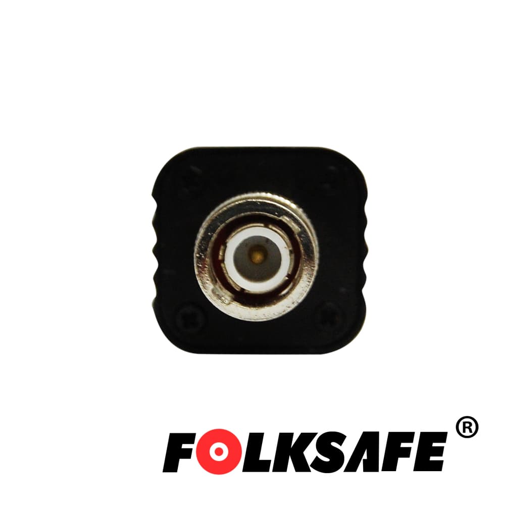 PROTECTOR DE VOLTAJE FOLKSAFE FS-SP3001U, PROTEGE CONTRA SOBRETENSIONES EN VIDEO DE HASTA 10KA SOBRE CABLE COAXIAL O UTP, CONECTORES BNC HEMBRA/MACHO Y CABLE PARA CONECCION A GND, CARCASA ALEACION DE ALUMINIO MEDIDAS DE 60 X 25 X 25 MM - Miniatura 3