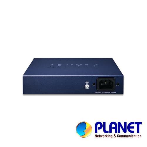 SWITCH NO ADMINISTRABLE PLANET FSD-604HP / 6 PUERTOS RJ45 FAST ETHERNET 10/100 MBPS / 4 PUERTOS CON POE 802.3AF/AT (PUERTOS 1 – 4) / 30W POR PUERTO / DIP SWITCH (DISTANCIA DE 100 Y 250 METROS) / 63 WATTS DE CONSUMO / RECINTO DE METAL. - Miniatura 4