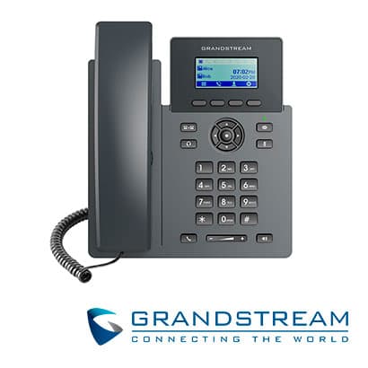 TELEFONO IP GRADO CARRIER GRANDSTREAM GRP2601P / 2 CUENTAS SIP / 2 LINEAS / PANTALLA LCD / CONFERENCIA DE 5 VIAS / 2 PUERTOS 10/100MBPS / GESTION Y APROVISIONAMIENTO GDMS / ALIMENTACION POE AF - Miniatura 2