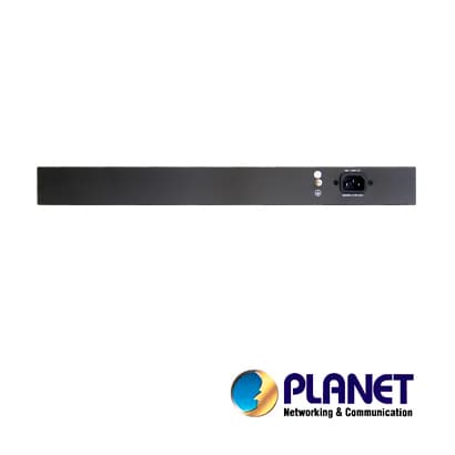 SWITCH 24 PUERTOS RJ45 GIGABIT ETHERNET 10/100/1000 MBPS / PLANET GS-4210-24T2S / 2 RANURAS MINI-GBIC / SFP 100/1000 MPBS / SWITCH ADMINISTRABLE / INTERFAZ DE CONSOLA RJ45 PARA ADMINISTRACION BASICA / SOPORTA VLAN / RECINTO DE METAL - Miniatura 3