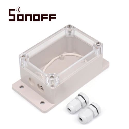 CARCAZA IP66 IMPERMEABLE COMPATIBLE CON EQUIPOS SONOFF BASIC, SONOFF RF Y B10 DUOSMART - Miniatura 2