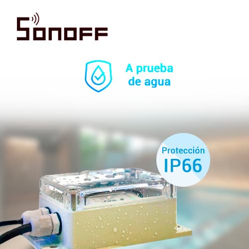 CARCAZA IP66 IMPERMEABLE COMPATIBLE CON EQUIPOS SONOFF BASIC, SONOFF RF Y B10 DUOSMART - Miniatura 4