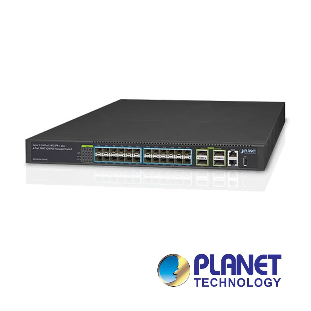 SWITCH PLANET GIGABIT ETHERNET XGS-6350-24X4C, 24 PUERTOS 10G SFP+, 4 PUERTOS 100G QSFP28, 800 GBIT/S - Miniatura 3