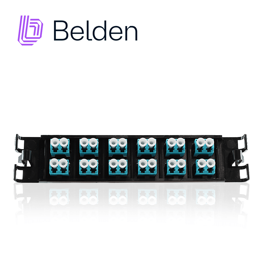 FRAME FX ECX MULTIMODO BELDEN FF3X12LD / OM3 / AQUA / LC DUPLEX / 12 PUERTOS - Miniatura 4