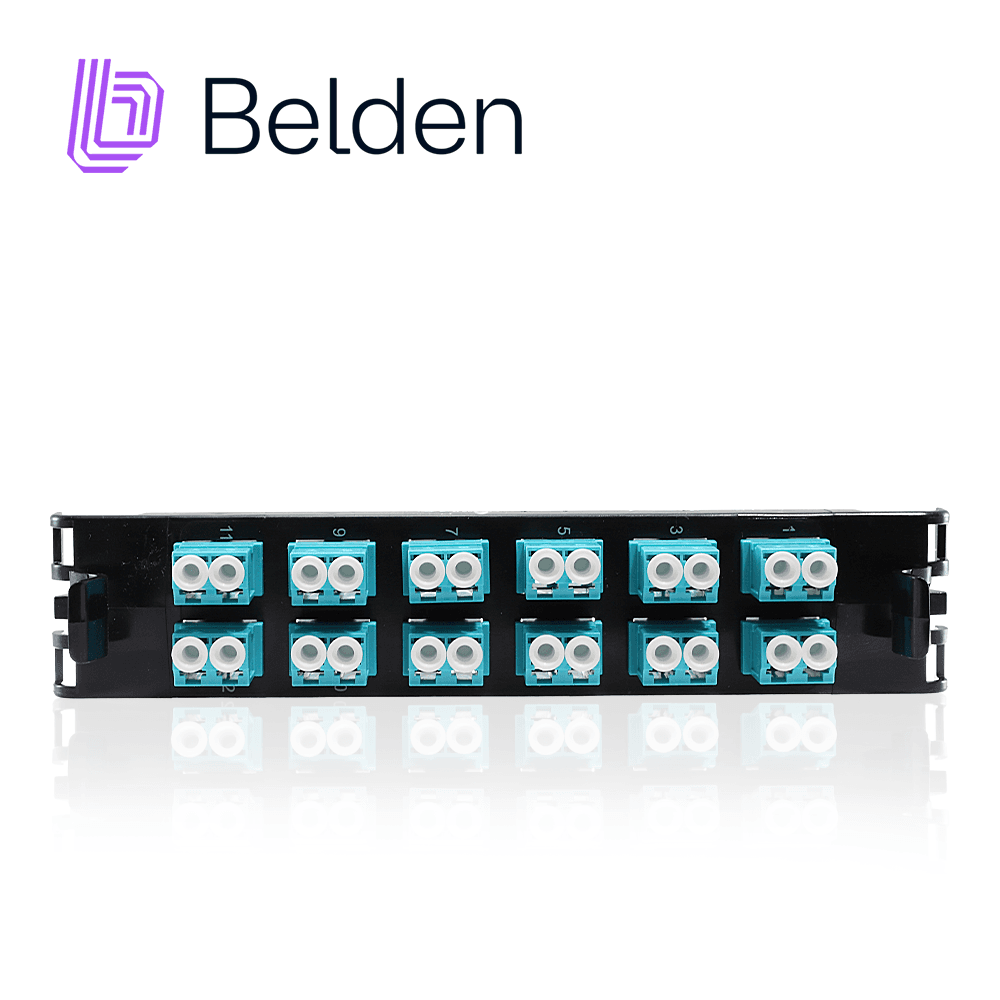 FRAME FX ECX MULTIMODO BELDEN FF3X12LD / OM3 / AQUA / LC DUPLEX / 12 PUERTOS - Miniatura 5