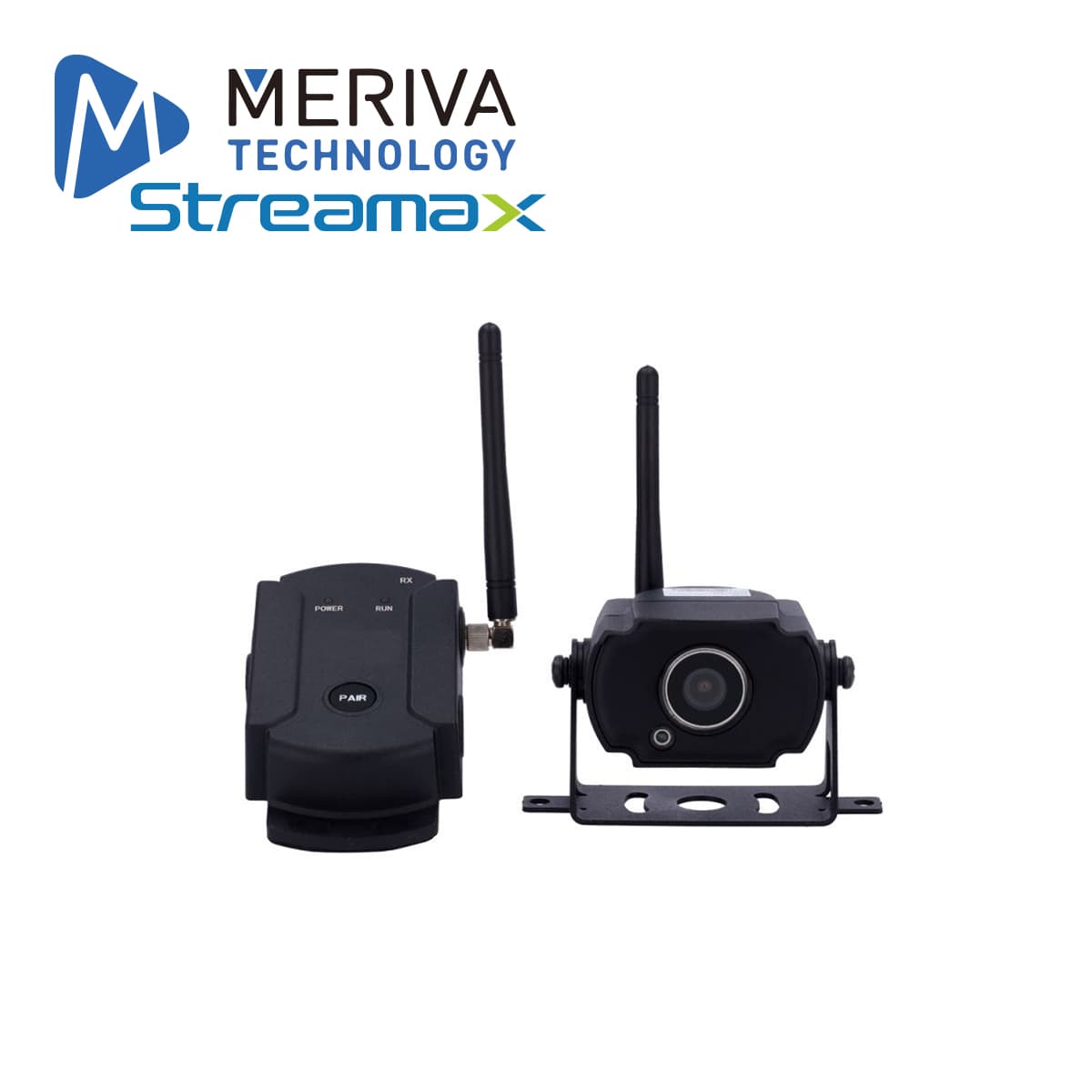 KIT WI-FI STREAMAX MCA42 / CAMARA WI-FI TRANSMISORA DE 2MP + RECEPTOR INALAMBRICO DE SEÑAL CON CONECTOR DIN DE 4 PINES / HASTA 300 METROS DE TRANSMISION / COMPATIBLE CON CUALQUIER MDVR SOLO 1 KIT - Miniatura 2
