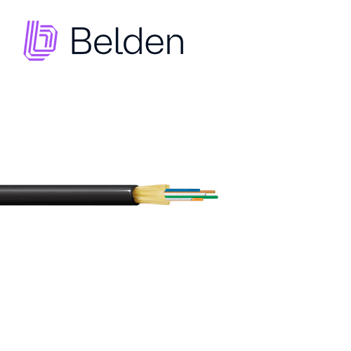 FIBRA OPTICA BELDEN FDSD006R9 / INTERIOR/EXTERIOR / NEGRO / OS2 / 6 HILOS / FORRO PVC / OFNR / BOBINA / 3,280 PIES 1,000 METROS - Miniatura 2