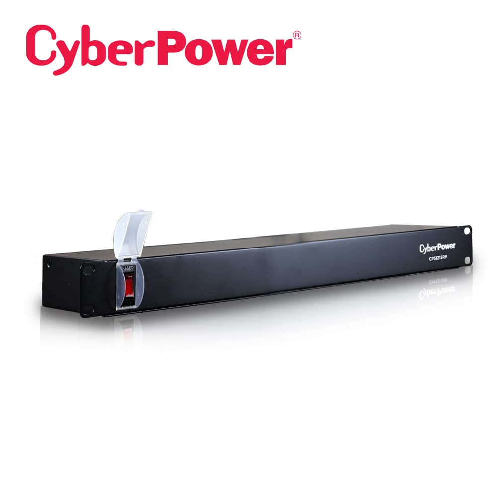 PDU CYBERPOWER CP1215RM BASICO PARA DISTRIBUCION DE ENERGIA 10 CONTACTOS NEMA 5-15R 1UR 15 AMP 120 VCA - Miniatura 2